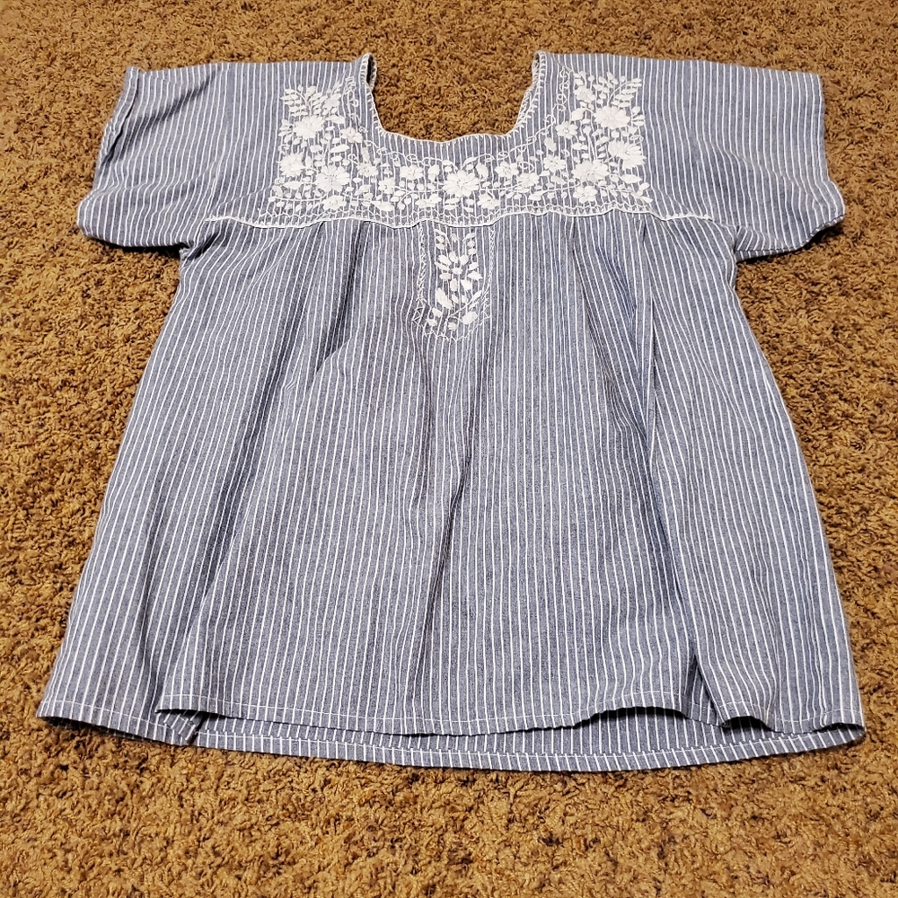 Nativa Mexican Puebla Blouse